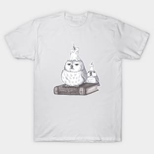 Owl Candleholders T-Shirt